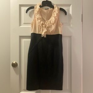 Taylor B Dress - Peach/Pink and Grey